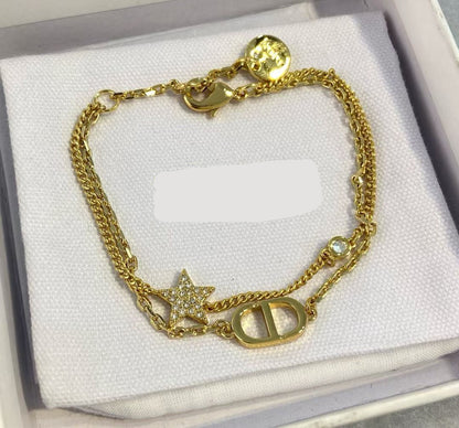 [Eternal jewelry]Double-Layer Star Bracelet