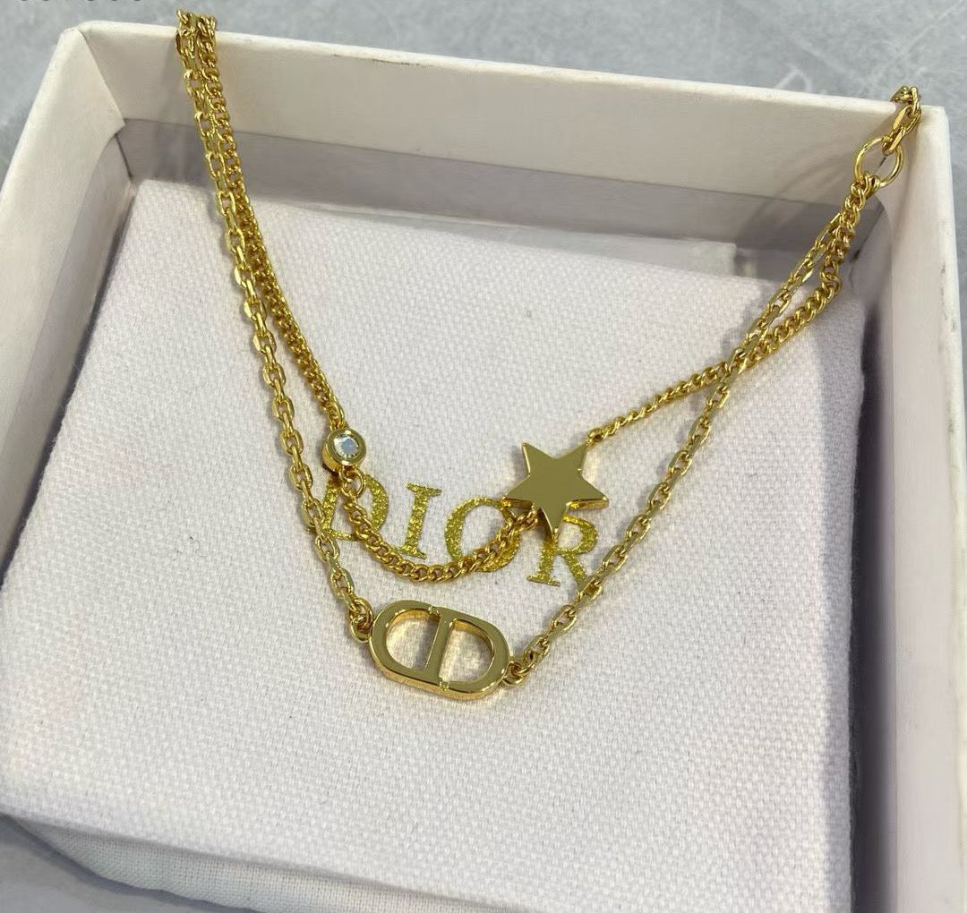 [Eternal jewelry]Double-Layer Star Bracelet