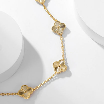 [Eternal Jewelry]CLOVER 10 MOTIFS LASER NECKLACE