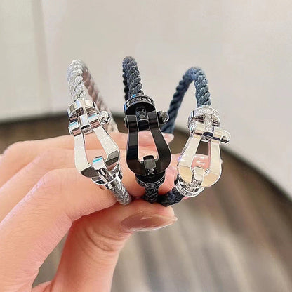 [Eternal Jewelry]FORCE LARGE HORSESHOE NO DIAMOND BRACELET SILVER