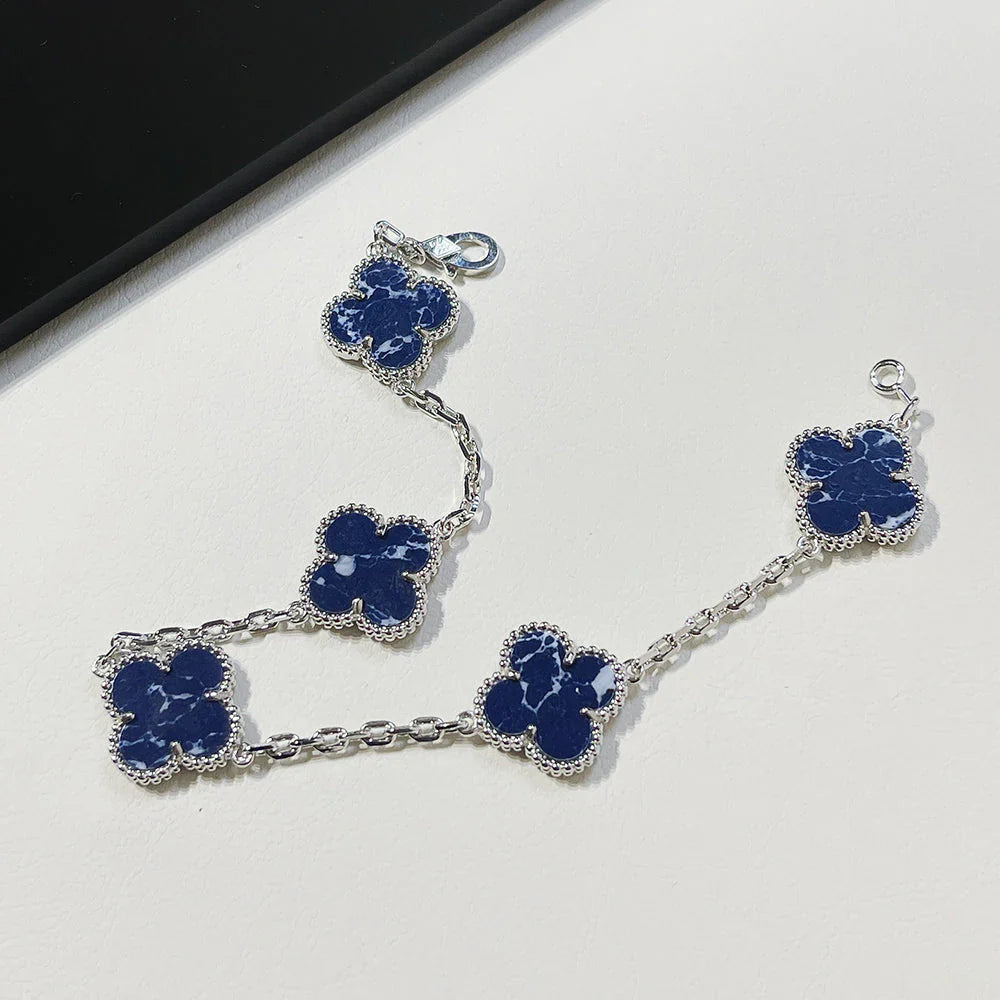 [Eternal Jewelry]CLOVER 5 MOTIF PIETERSITE BRACELET COLLECTION