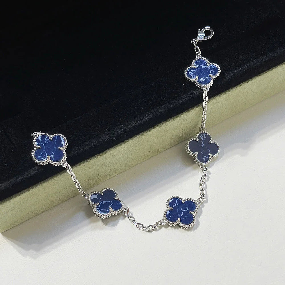 [Eternal Jewelry]CLOVER 5 MOTIF PIETERSITE BRACELET COLLECTION