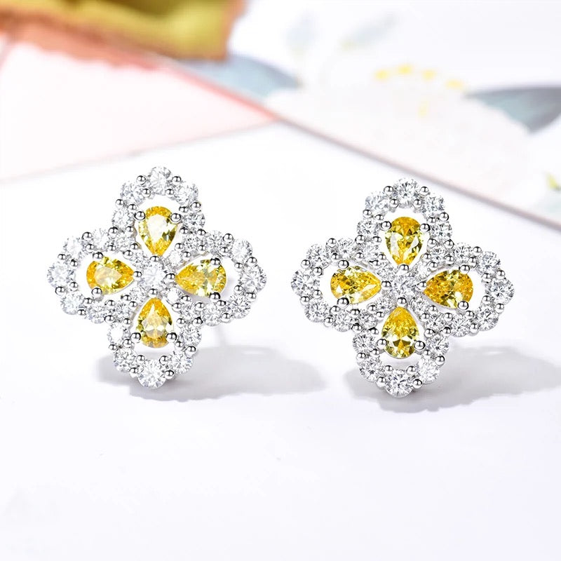 [Eternal Jewelry]LOOP EARRINGS FULL MOTIF DIAMOND 16MM