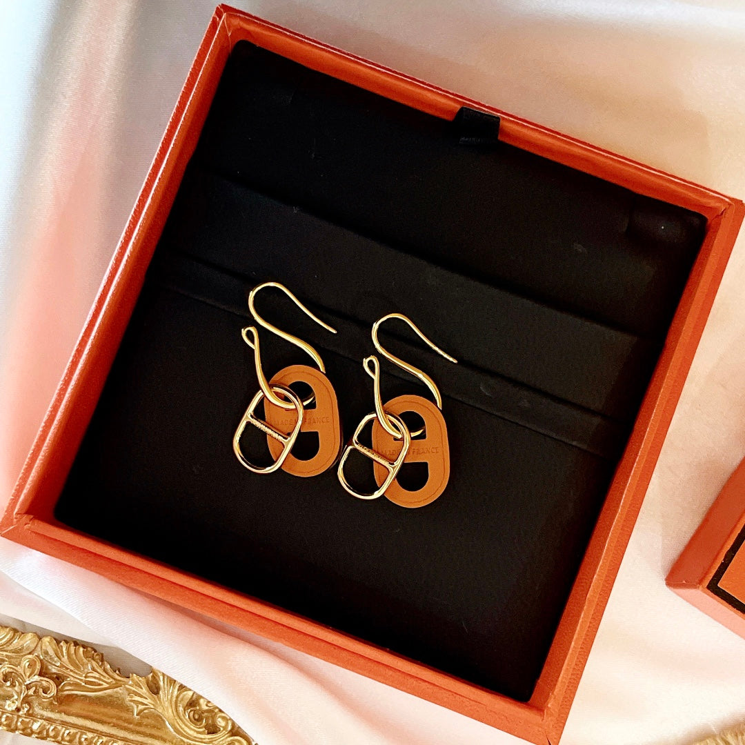 [Eternal Jewelry]HM O'MAILLON GOLD EARRINGS