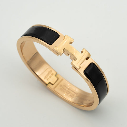 [Eternal Jewelry]H BLACK BRACELET