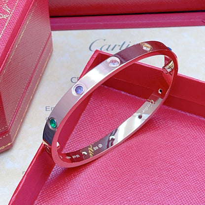 [Eternal jewelry]2026 RAINBOW LOVE BRACELET 6.1MM  10 DIAMONDS