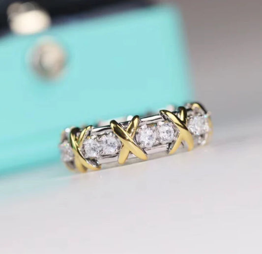 [Eternal Jewelry]Classic Gold Diamond Ring