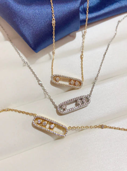 [Eternal jewelry] MK MOVE FULL DIAMOND NECKLACE