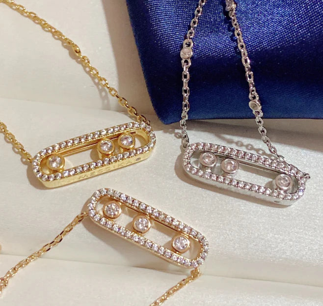 [Eternal jewelry] MK MOVE FULL DIAMOND NECKLACE