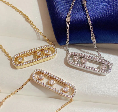 [Eternal jewelry] MK MOVE FULL DIAMOND NECKLACE