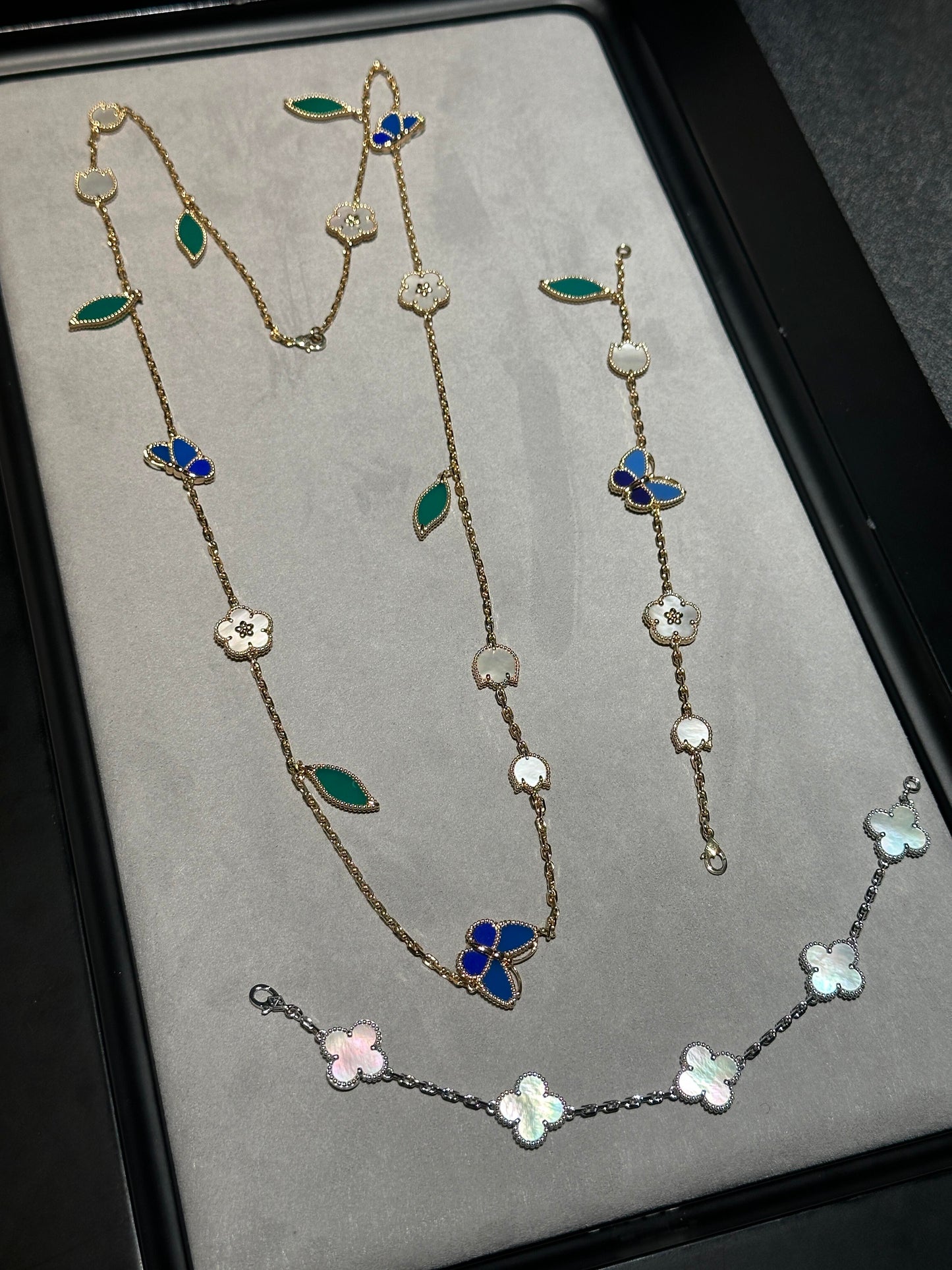 [Eternal jewelry] 26 NEW CLOVER 15 MOTIFS LUCKY NECKLACE
