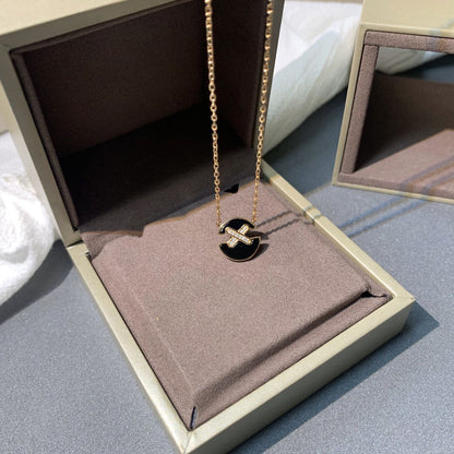 [Eternal Jewelry]JEUX DE PINK GOLD DIAMOND NECKLACE
