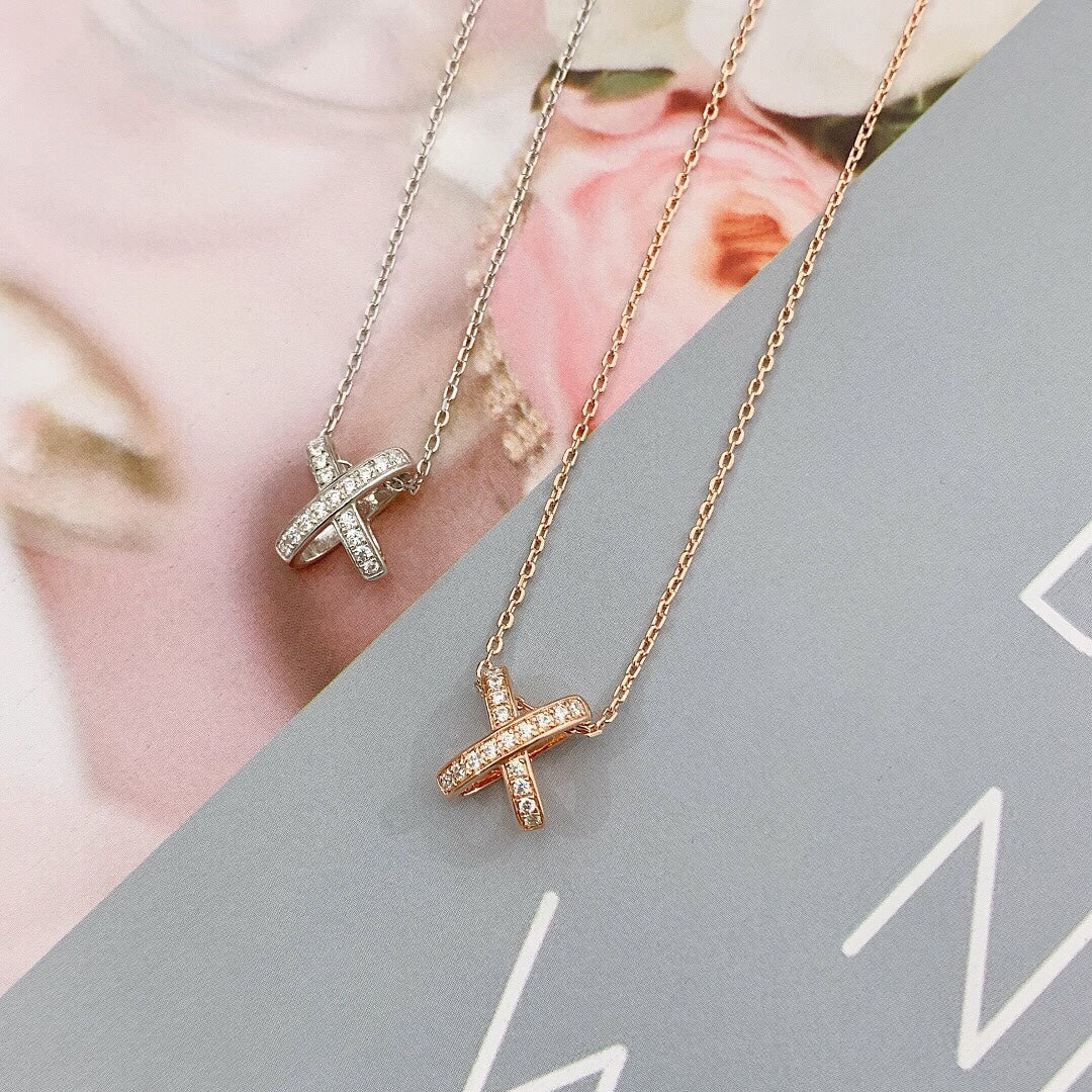 [Eternal Jewelry]JEUX DE DIAMOND NECKLACE