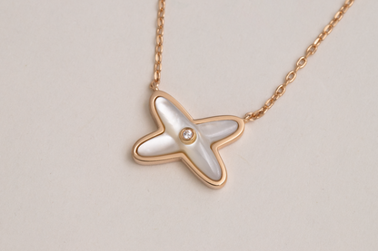 [Eternal Jewelry]JEUX DE NECKLACE 1 DIAMOND
