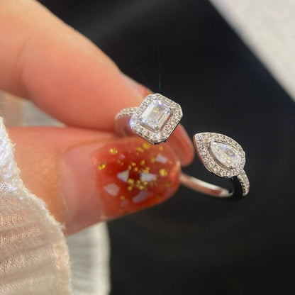 [Eternal jewelry]MY TWIN TOI & MOI SILVER DIAMOND RING