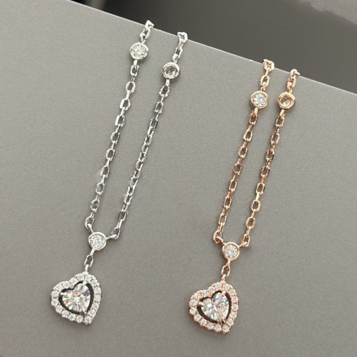 [Eternal jewelry]JOY HEART DIAMOND NECKLACE