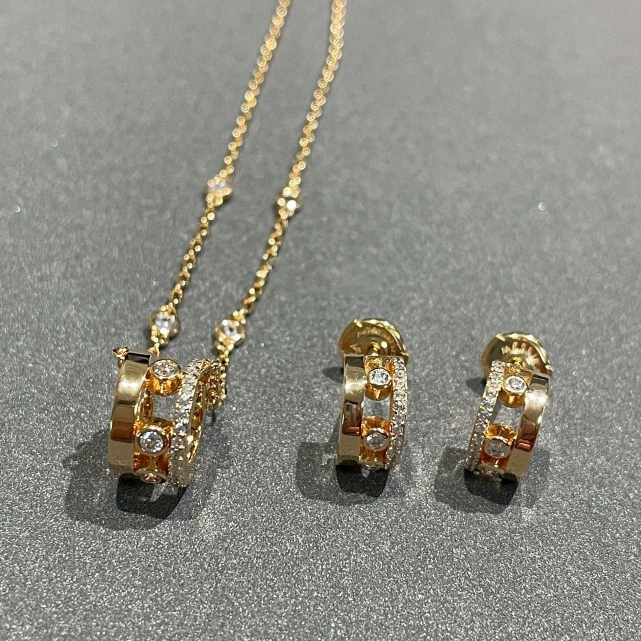 [Eternal jewelry]CHAIN MOVE ROMANE PEDAND NECKLACE