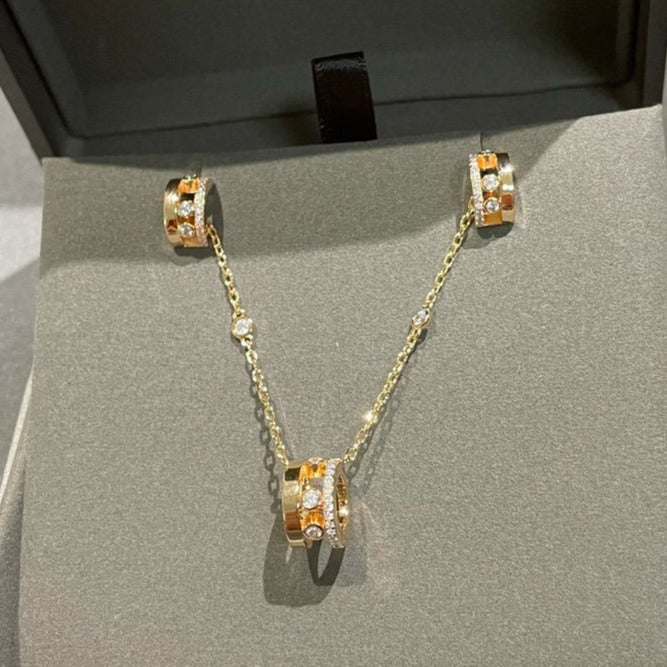 [Eternal jewelry]CHAIN MOVE ROMANE PEDAND NECKLACE