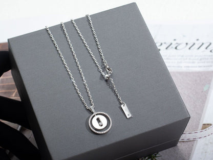 [Eternal jewelry]LUCKY MOVE PM NECKLACE SILVER DIAMOND