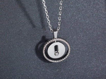 [Eternal jewelry]LUCKY MOVE PM NECKLACE SILVER DIAMOND