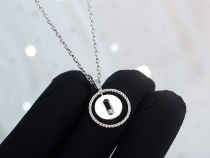 [Eternal jewelry]LUCKY MOVE PM NECKLACE SILVER DIAMOND
