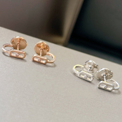 [Eternal jewelry]CREOLES MOVE UNO MINI 1 DIAMOND EARRINGS
