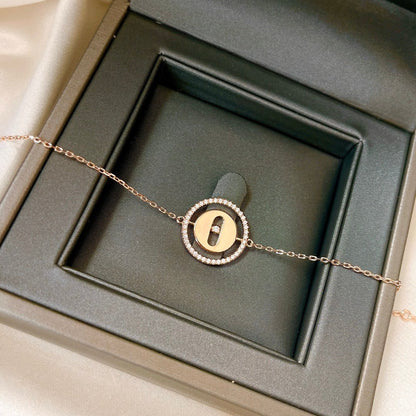 [Eternal jewelry]LUCKY MOVE PAVED DIAMOND BRACELET