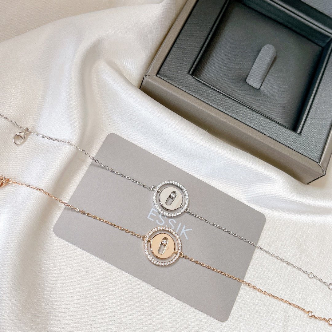 [Eternal jewelry]LUCKY MOVE PAVED DIAMOND BRACELET