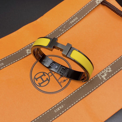 [Eternal Jewelry]CLIC HM SO BLACK YELLOW BRACELET