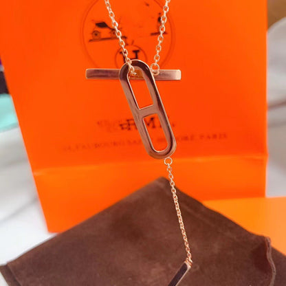 [Eternal Jewelry]HM NECKLACE PLATINUM ROSE GOLD DIAMOND