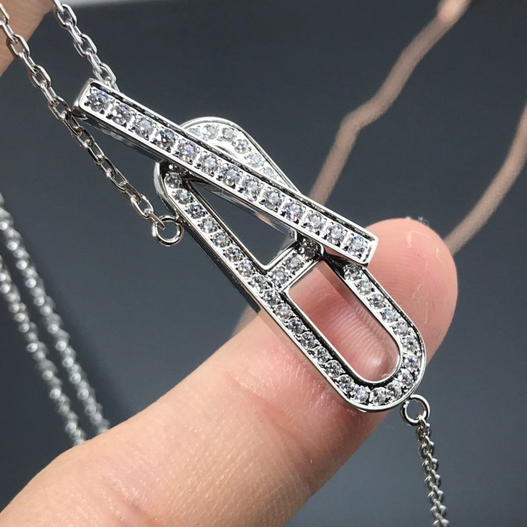 [Eternal Jewelry]HM NECKLACE PLATINUM ROSE GOLD DIAMOND