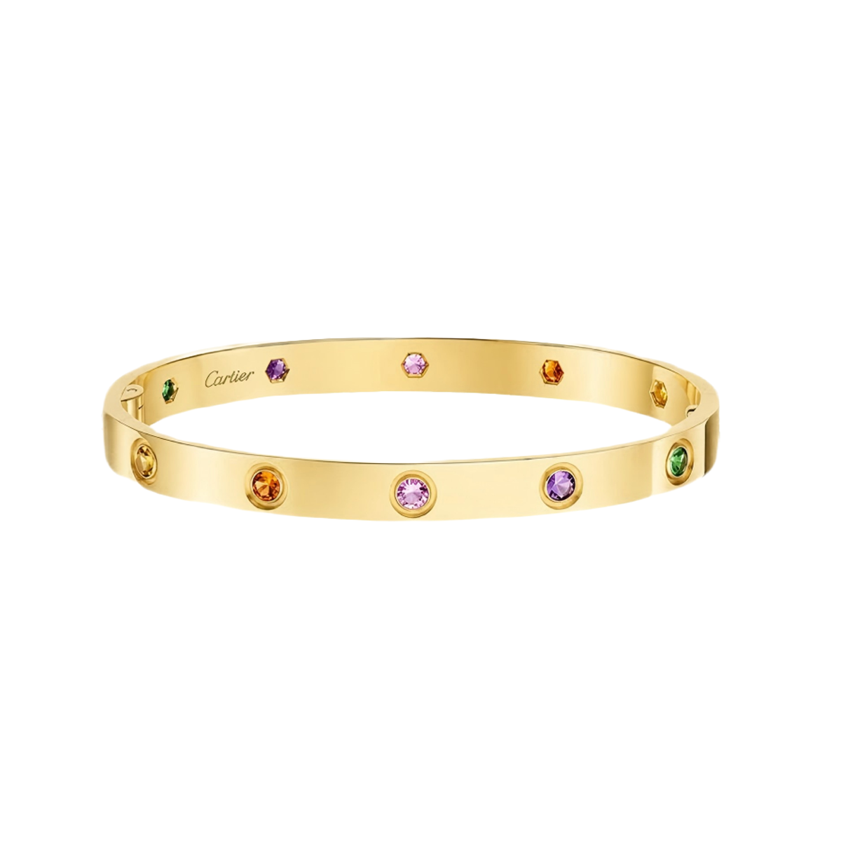 [Eternal jewelry]2026 RAINBOW LOVE BRACELET 6.1MM  10 DIAMONDS