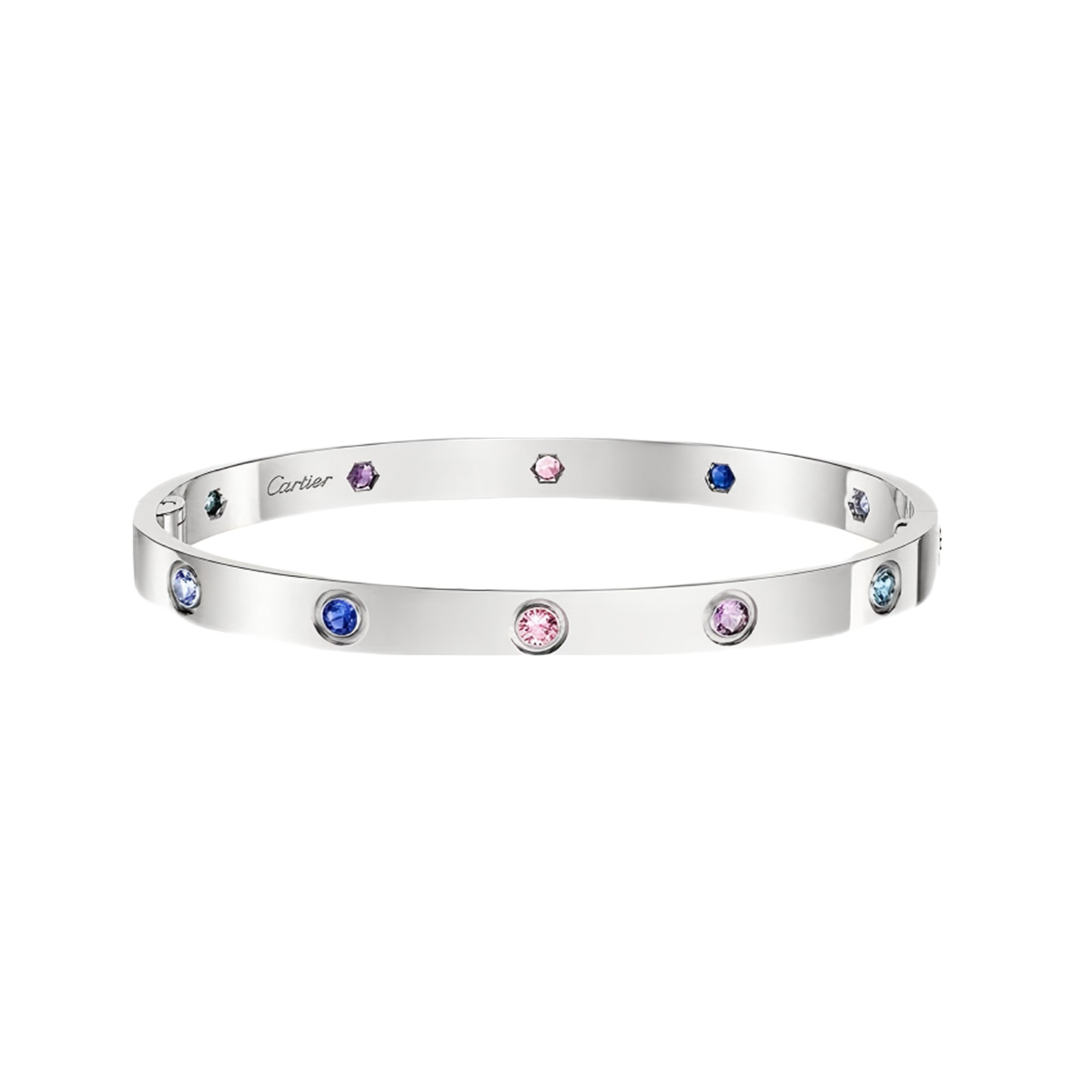 [Eternal jewelry]2026 RAINBOW LOVE BRACELET 6.1MM  10 DIAMONDS
