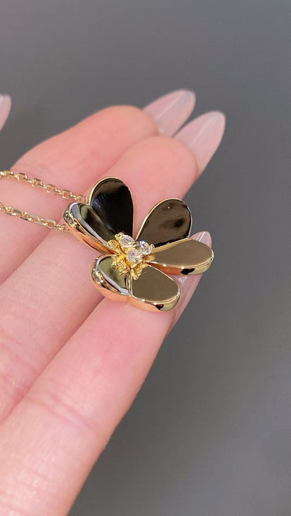 [Eternal Jewelry]FRIVOLE GOLD FLOWER NECKLACE2