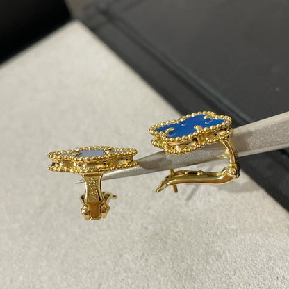 [Eternal Jewellery] Clover Medium 15mm Turquoise Earrings