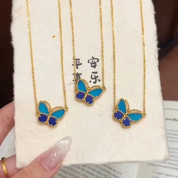 [Eternal jewelry] 2026 NEW LUCKY BUTTERFLY 1 MOTIFS NECKLACE