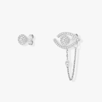 [Eternal jewelry]Lucky Eye Diamond Earrings
