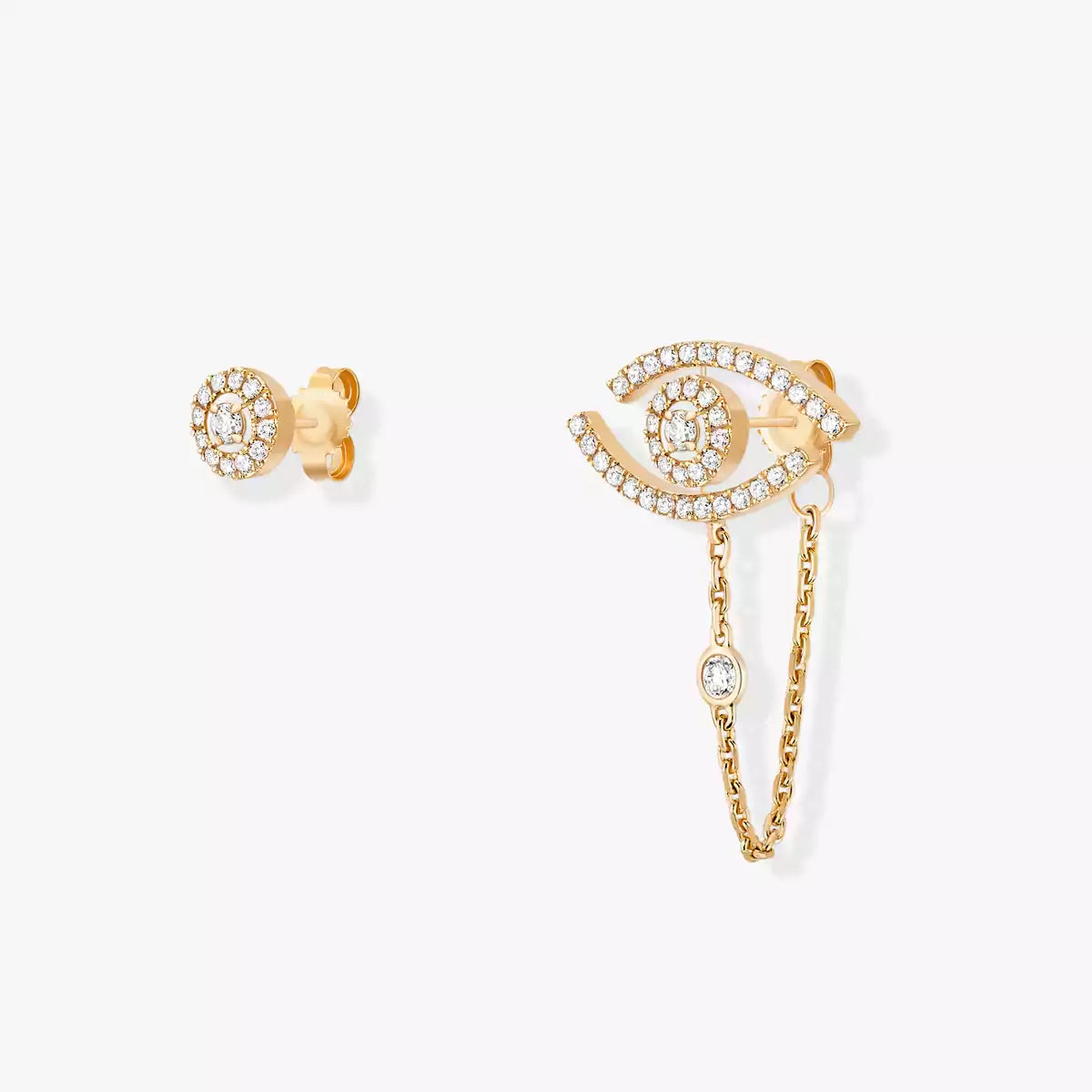 [Eternal jewelry]Lucky Eye Diamond Earrings