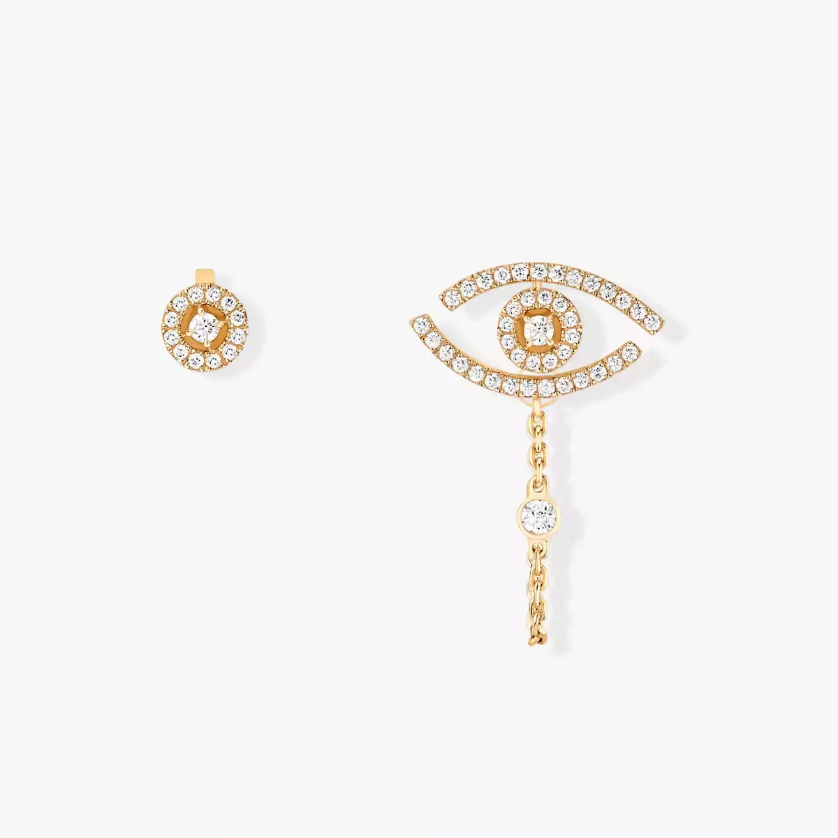 [Eternal jewelry]Lucky Eye Diamond Earrings