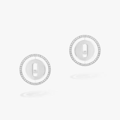 [Eternal jewelry]Lucky Move Diamond Earrings