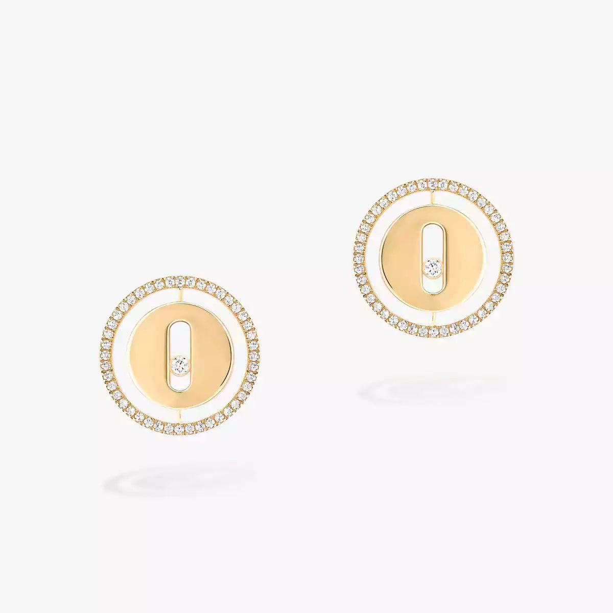 [Eternal jewelry]Lucky Move Diamond Earrings
