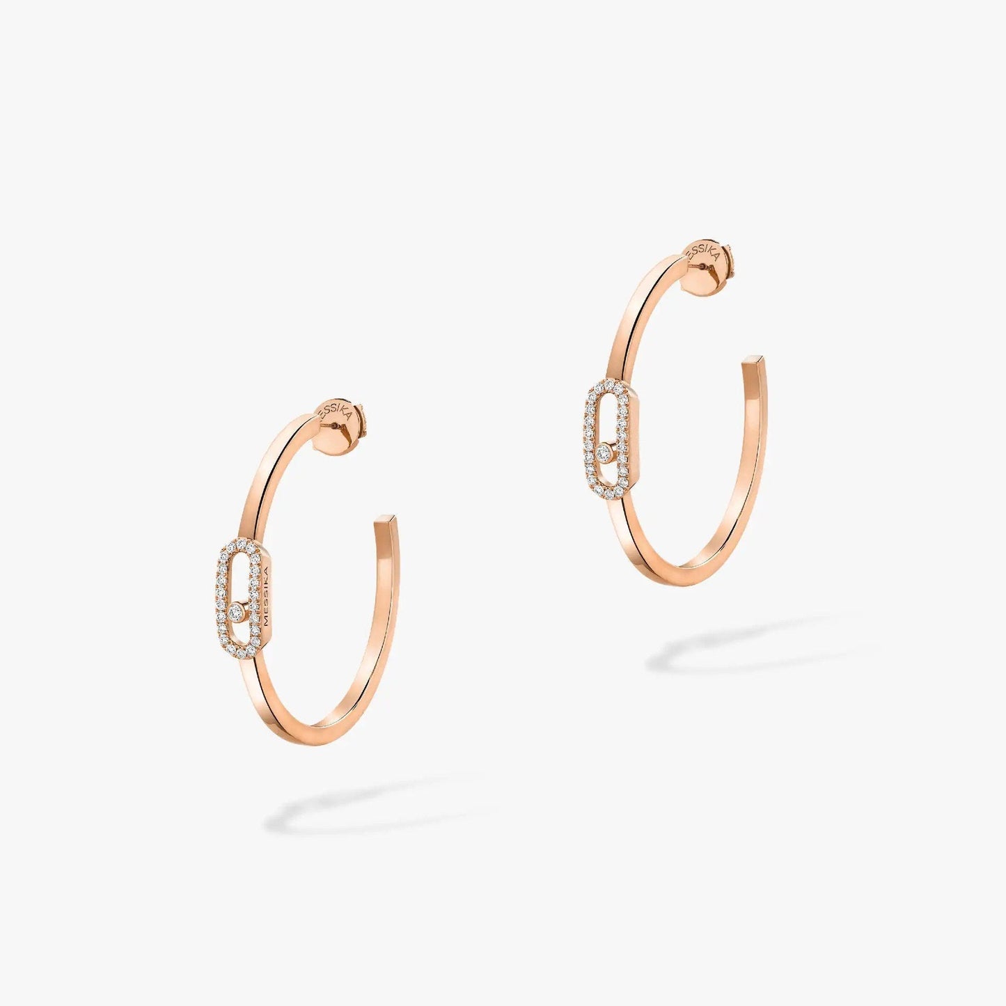 [Eternal jewelry]CREOLES MOVE UNO PM DIAMOND EARRINGS