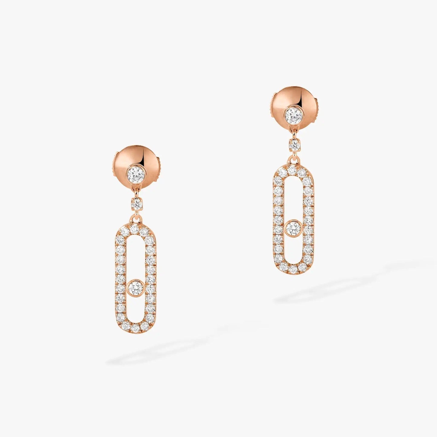 [Eternal jewelry]DORMEUSES MOVE UNO DIAMOND EARRINGS