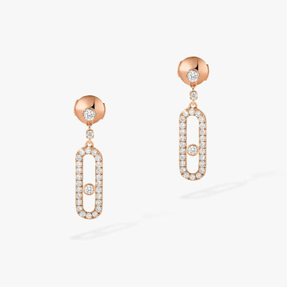 [Eternal jewelry]DORMEUSES MOVE UNO DIAMOND EARRINGS