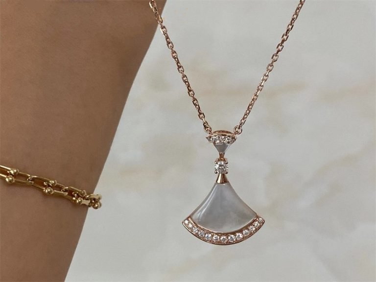 [Eternal Jewelry]DREAM NECKLACE MOP PINK GOLD DIAMOND