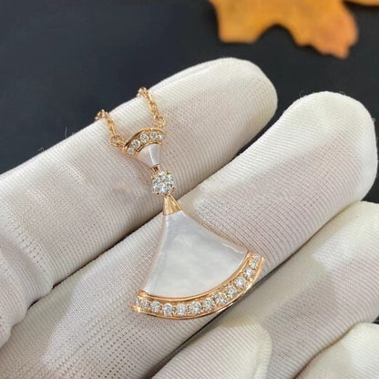 [Eternal Jewelry]DREAM NECKLACE MOP PINK GOLD DIAMOND