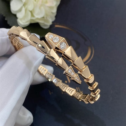 [Eternal Jewelry]SERPENTI BRACELET DIAMONDS PINK GOLD