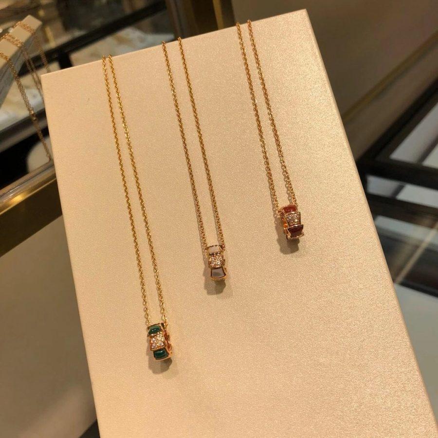 [Eternal Jewelry]SERPENTI PEDANT DIAMOND NECKLACE