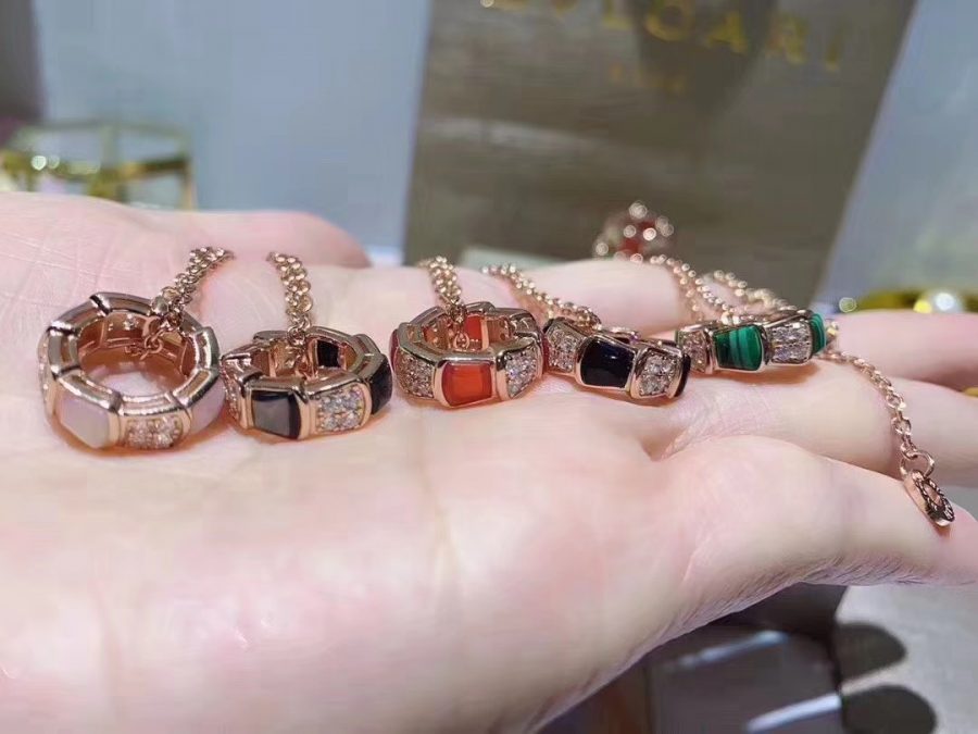 [Eternal Jewelry]SERPENTI PEDANT DIAMOND NECKLACE