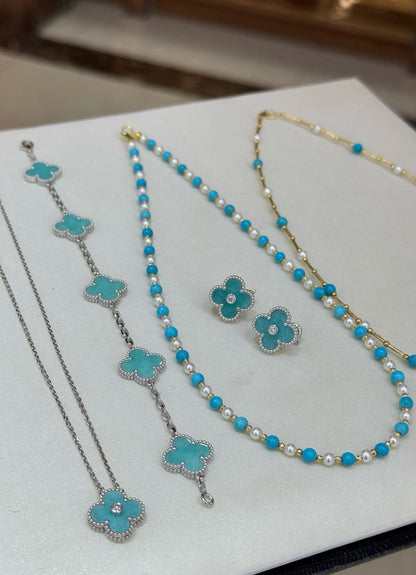 [Eternal jewelry]Baby Blue Braided Bracelet